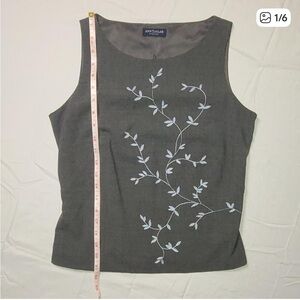 90s Top with Embroidery